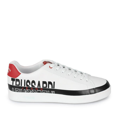 Trussardi Jeans Sneaker Synthetic I Fehér&Piros