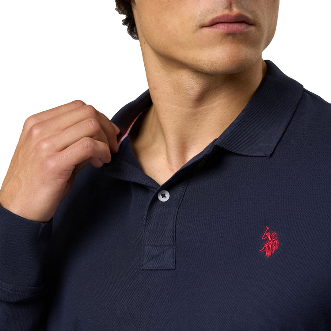 U.S. Polo Assn Férfi Hosszú Ujjú Pólóing I Kék