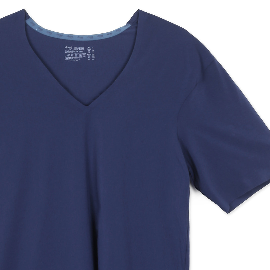 Sloggi Men Zero Feel V-neck slim Fit | Kék