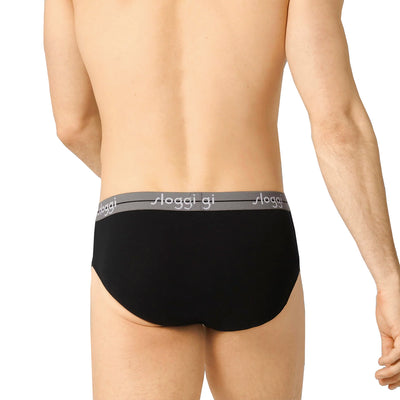 Sloggi Férfi 2db Strech Cotton  Alsónemű | Fekete-Fehér