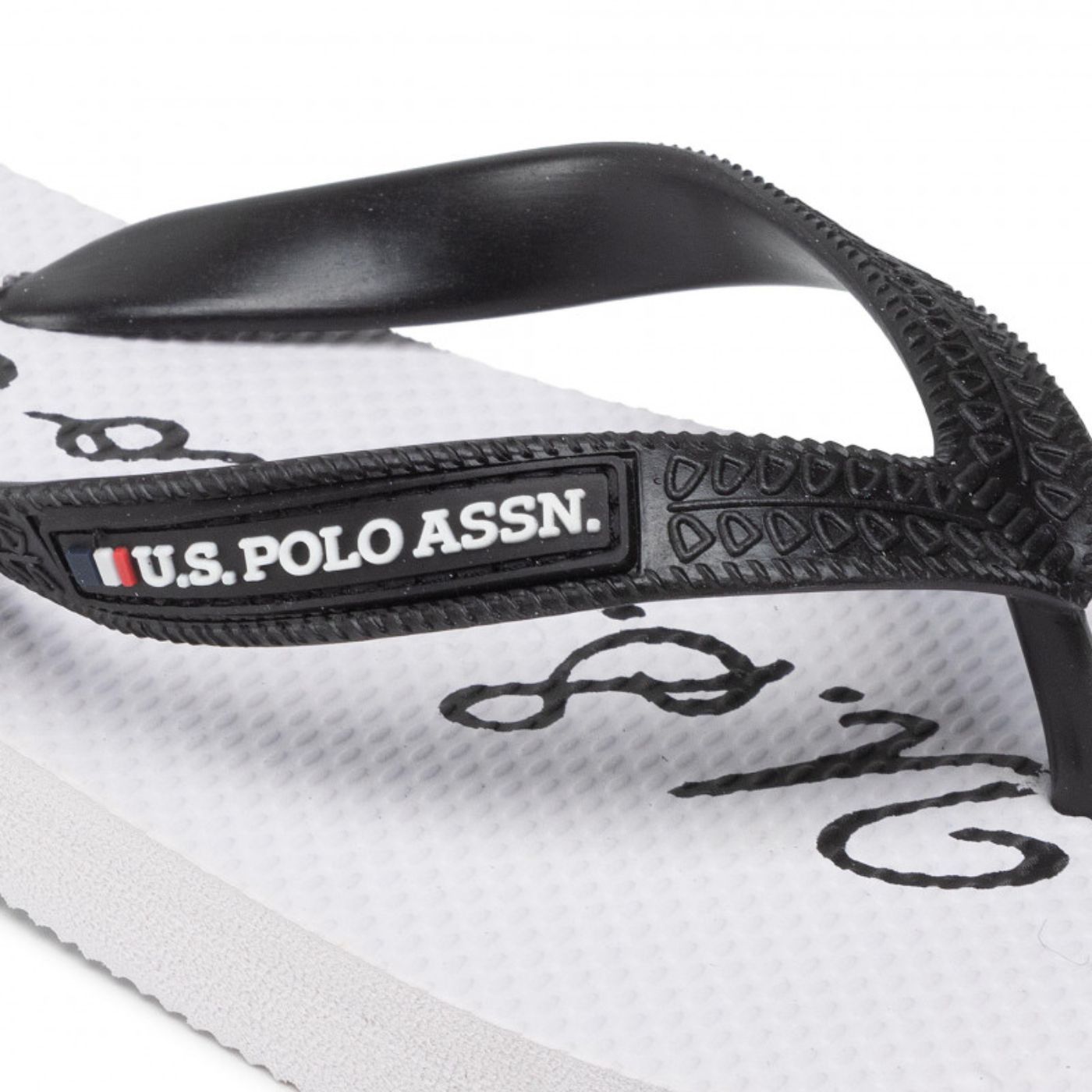 U.S. Polo Assn. Női Flip-Flop | Fekete-Fehér