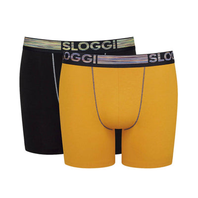 Sloggi Férfi 2db Essential Comfort Boxer | Narancs