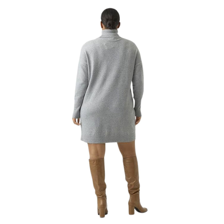 VERO MODA Hosszú pulóver | Szürke PLUS SIZE