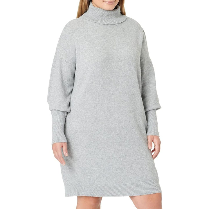 VERO MODA Hosszú pulóver | Szürke PLUS SIZE