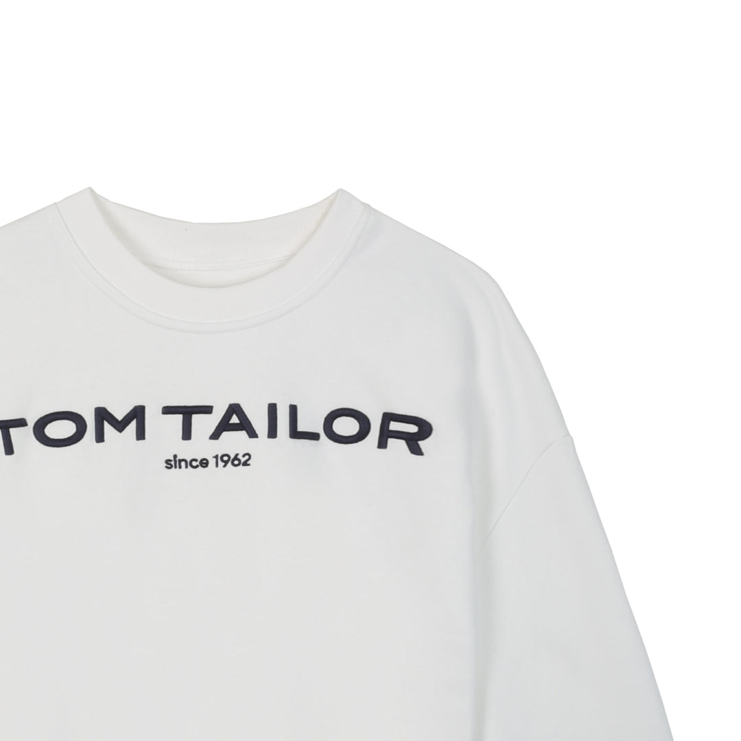 Tom Tailor férfi Pulóver | Fehér