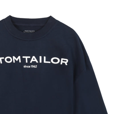 Tom Tailor férfi Pulóver | Sötétkék