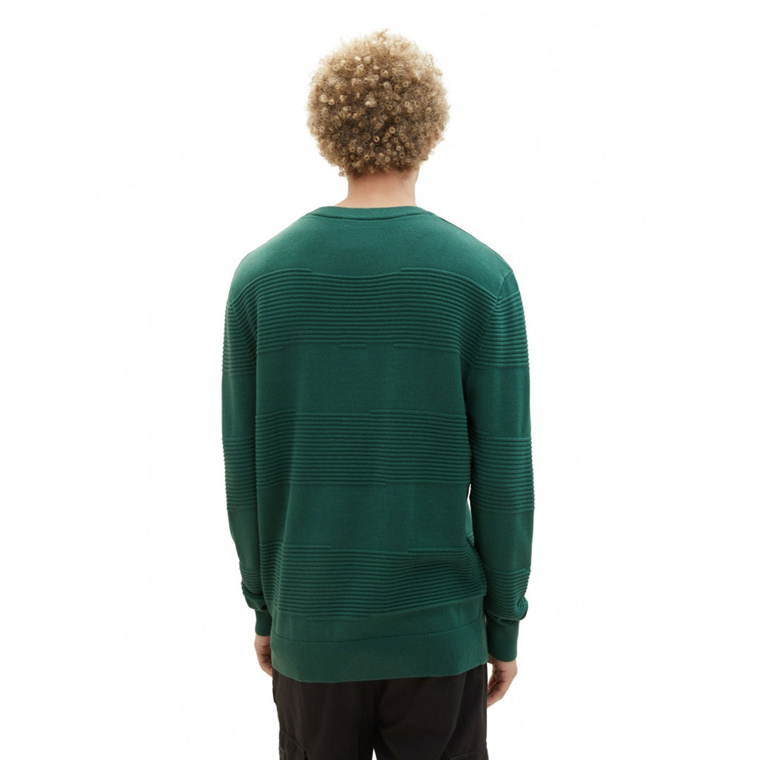 Tom Tailor férfi Pulóver | Zöld