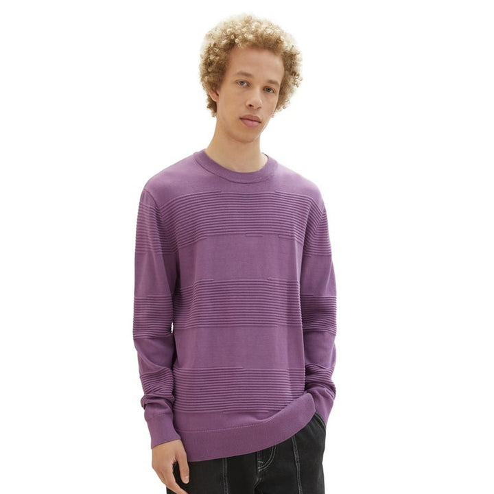 Tom Tailor férfi Pulóver | Lila