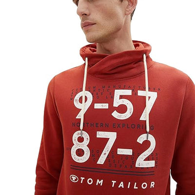 Tom Tailor férfi Hoodie | Piros