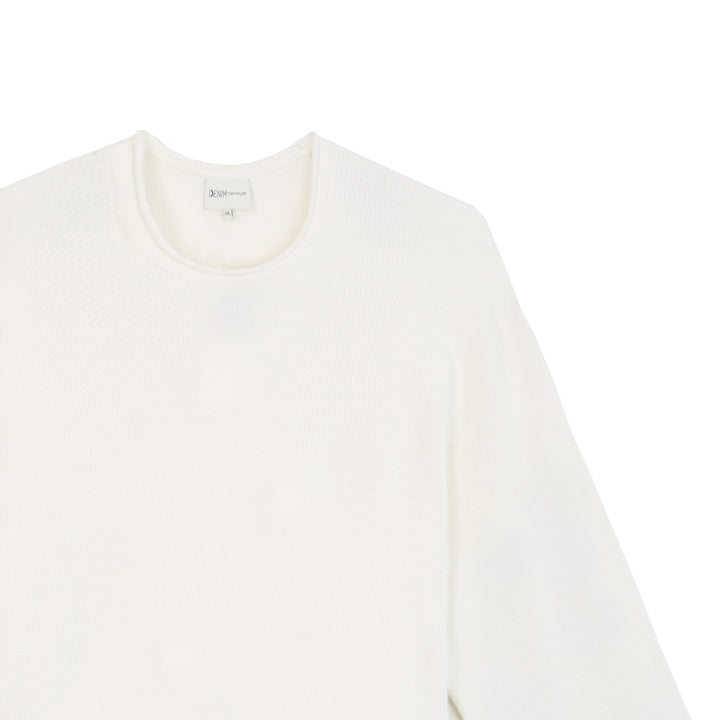 Tom Tailor Férfi Pulóver I Fehér