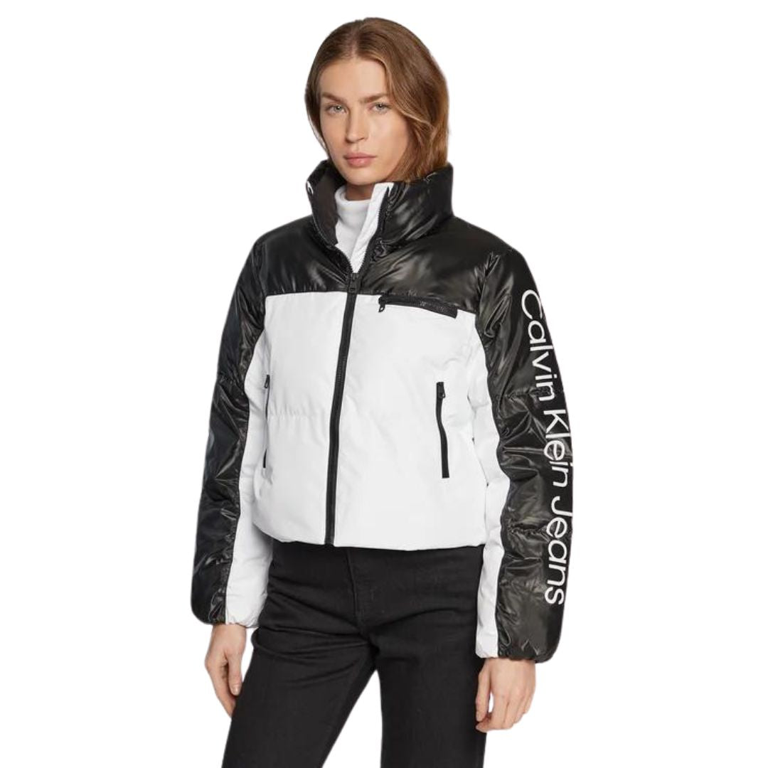 Calvin Klein Rövid Kabát I Fekete/Fehér