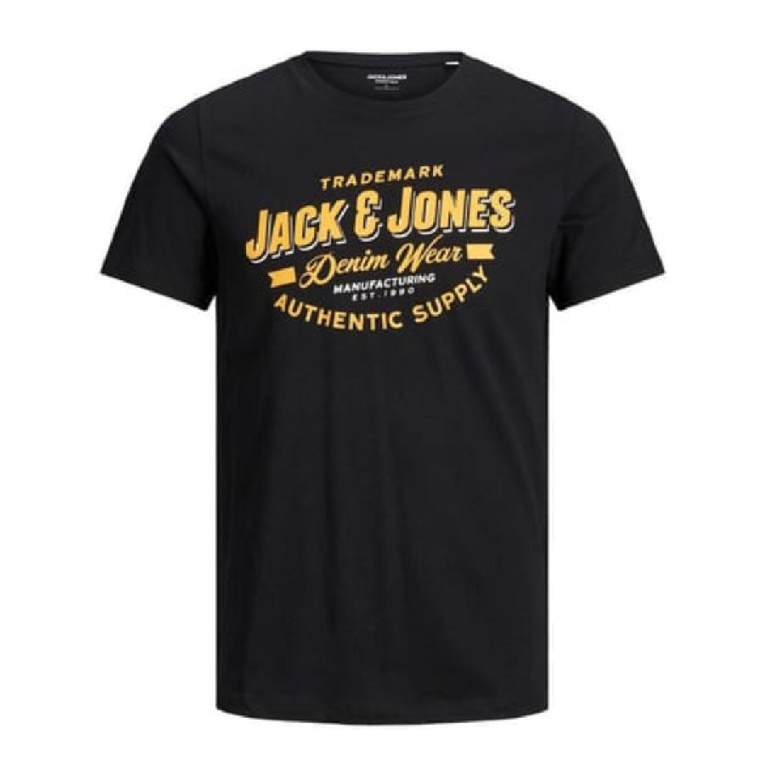 Jack & Jones junior Póló | Fekete Feliratos