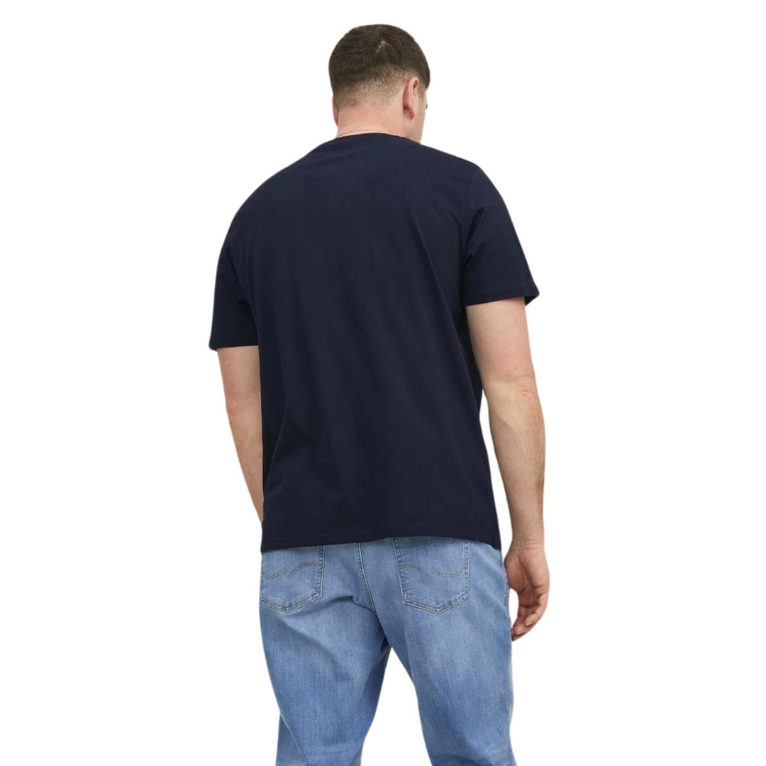 Jack and Jones Férfi JJElogo Tee SS O-neck Póló | Sötétkék