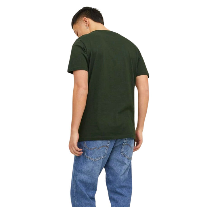 Jack and Jones Férfi  JJElogo Tee SS O-neck Póló | zöld