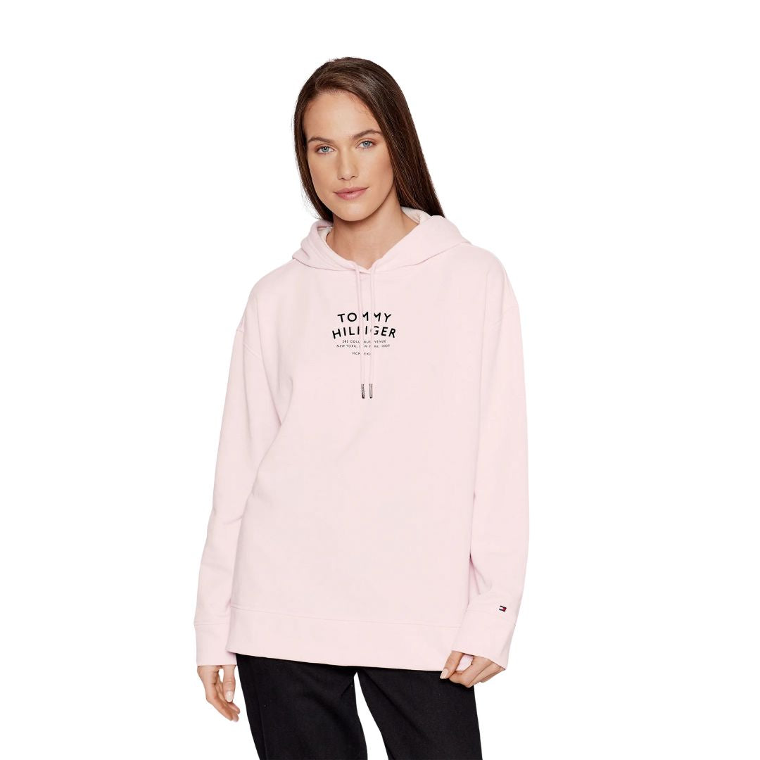 Tommy Hilfiger Női Hoodi Pulóver | Rózsaszín