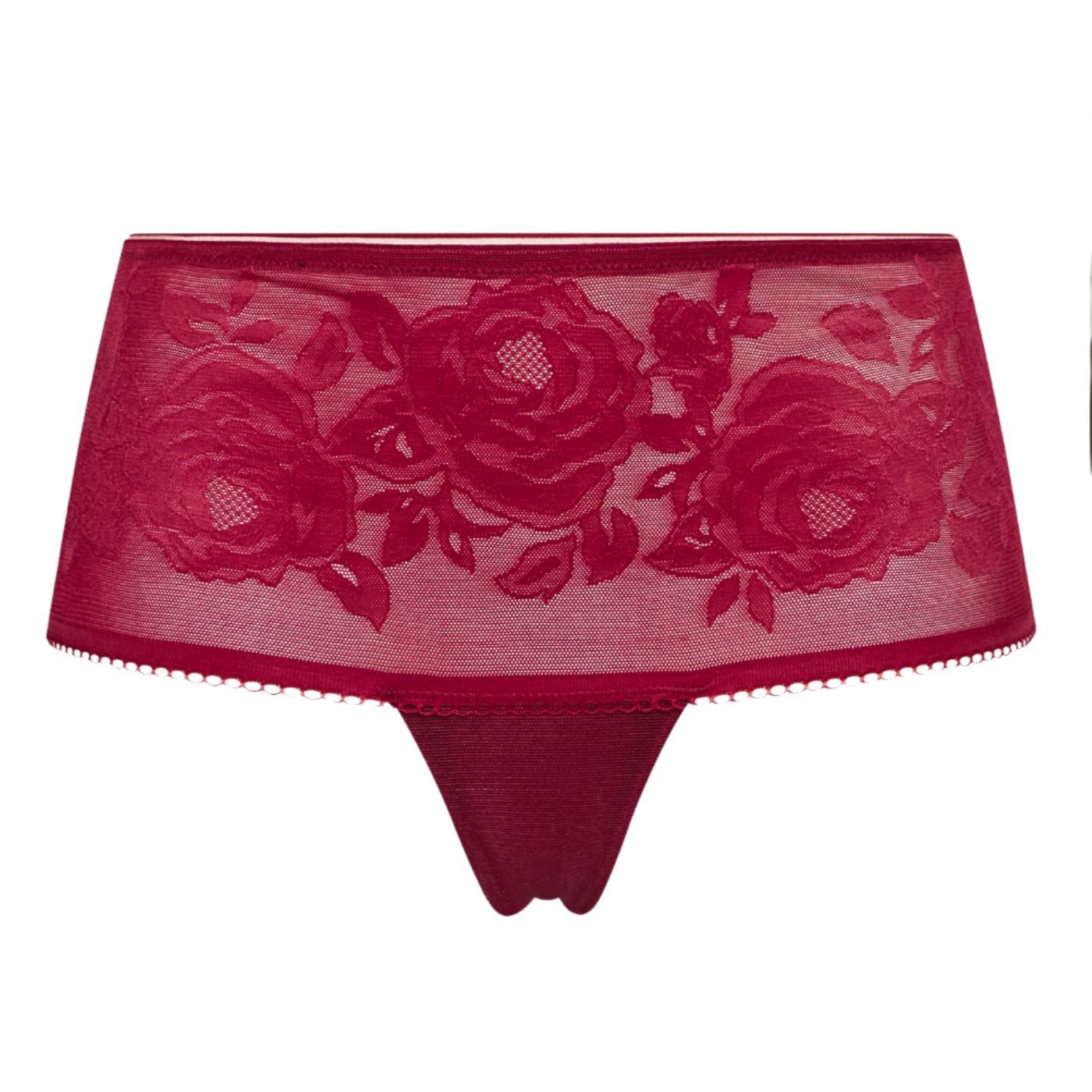 Triumph Wild Rose Sensation Bandeau Brief | Női Alsó | Bordó Rózsás