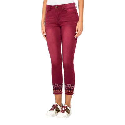 Desigual MIAMI Nadrág | Bordó