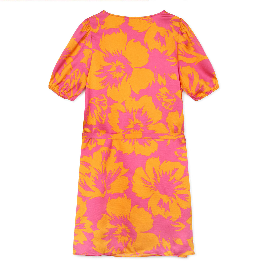 Vila Vipaper New Aop V-neck Ruha | Virágmintás