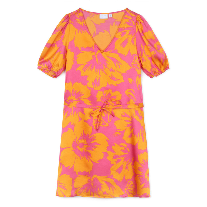 Vila Vipaper New Aop V-neck Ruha | Virágmintás