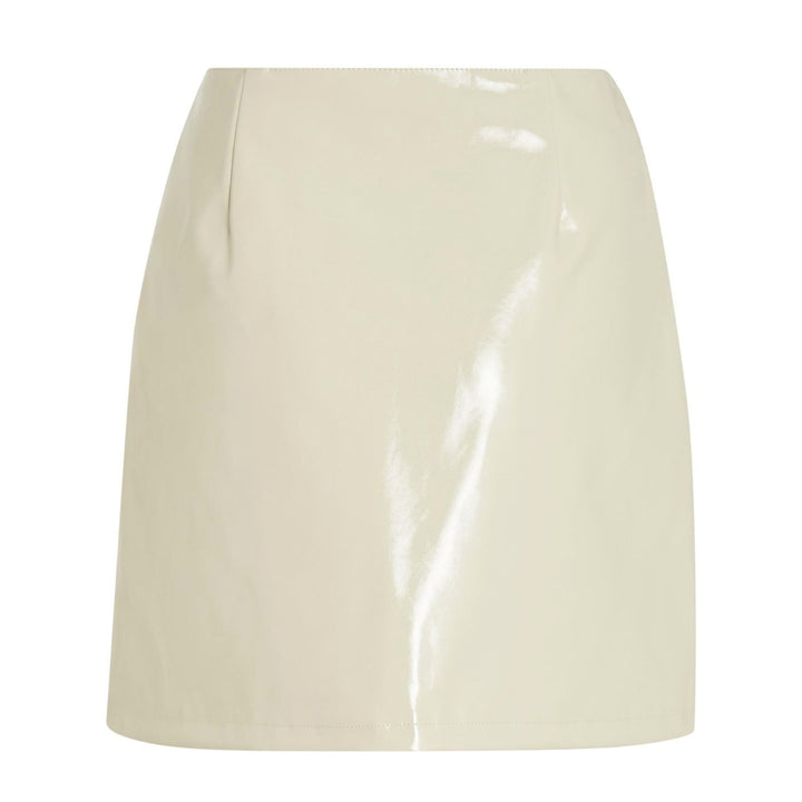 Vila Eco Bőr Kiral mini Szoknya | Krém