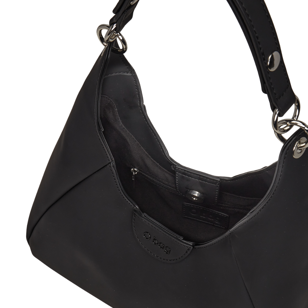 Obag Borsa Completa Con Chiusura Táska | Fekete