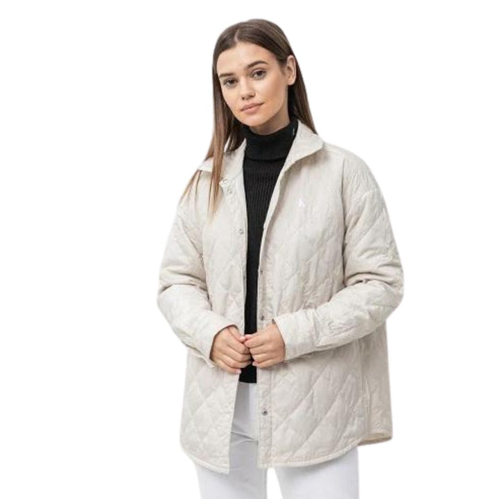 Calvin Klein Megfordítható Kabát I Krém