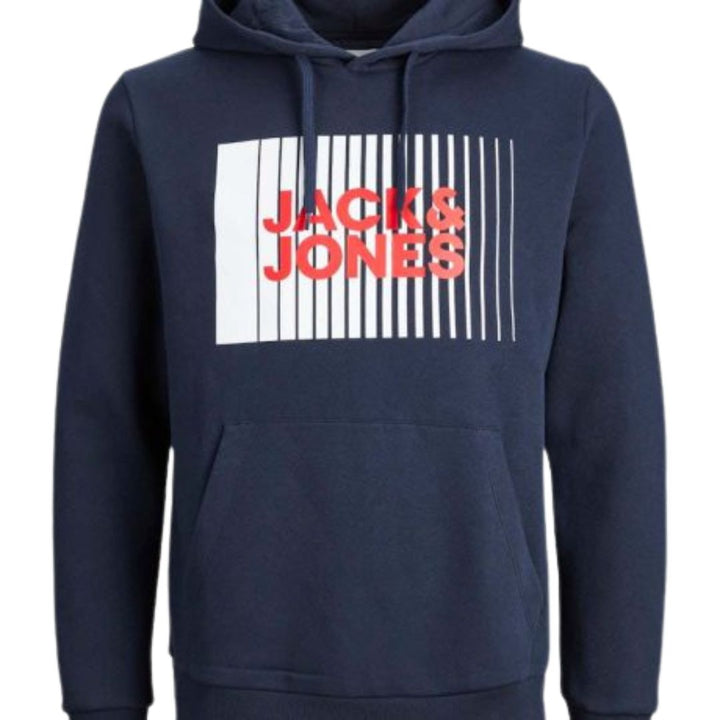 Jack & Jones Férfi Kapucnis Pulóver I Kék