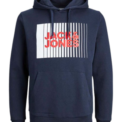 Jack & Jones Férfi Kapucnis Pulóver I Kék