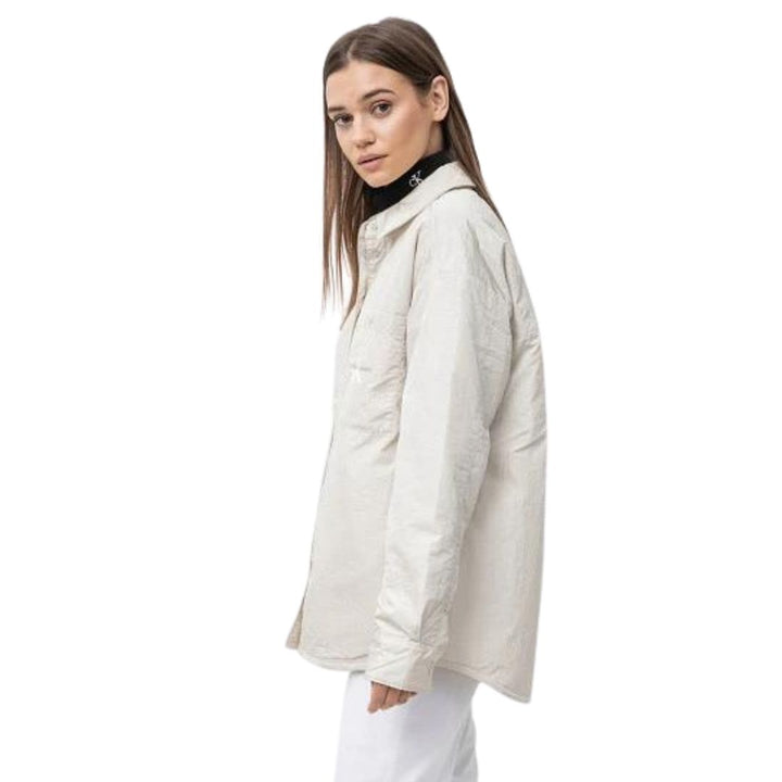 Calvin Klein Megfordítható Kabát I Krém