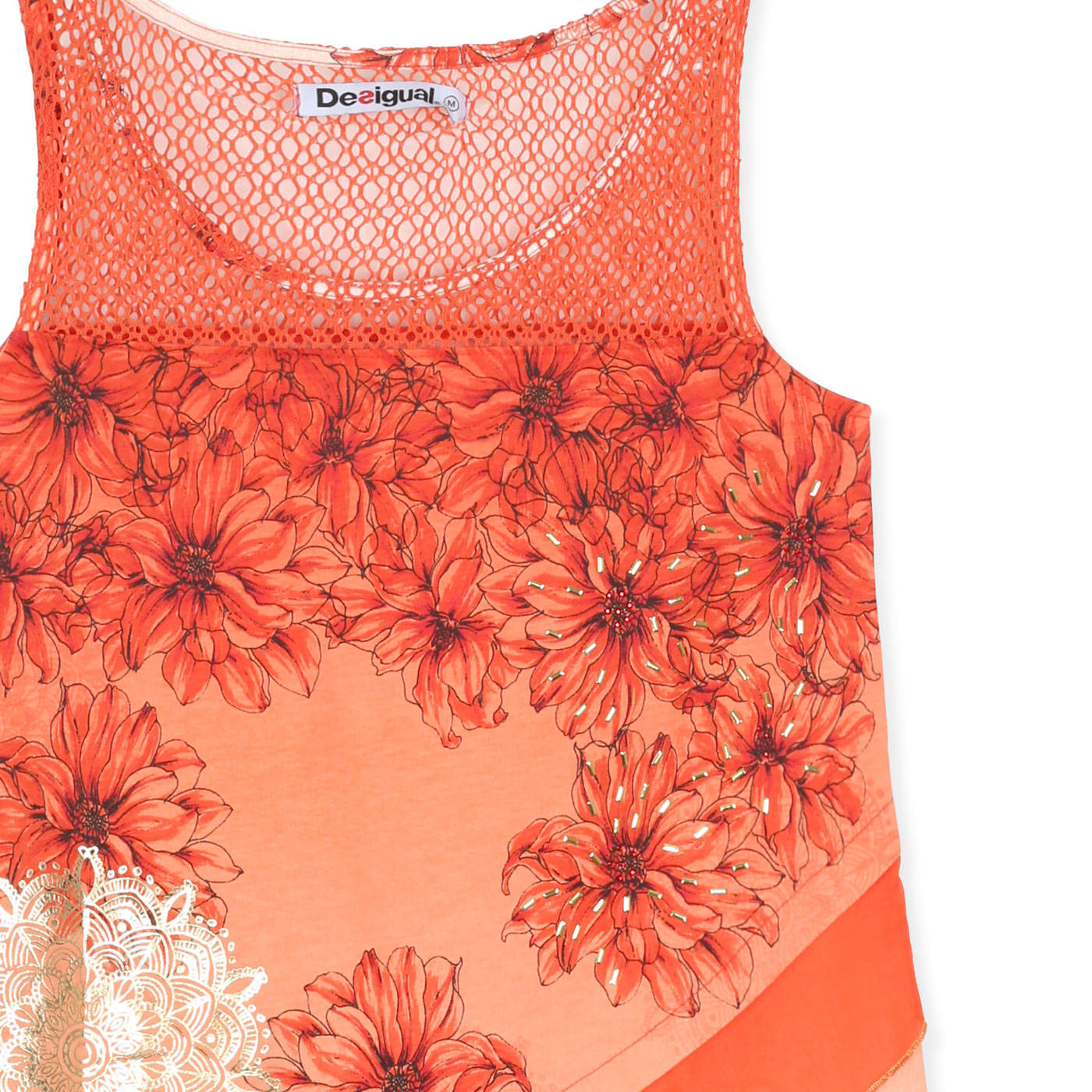 Desigual TS Diana Top | Narancs