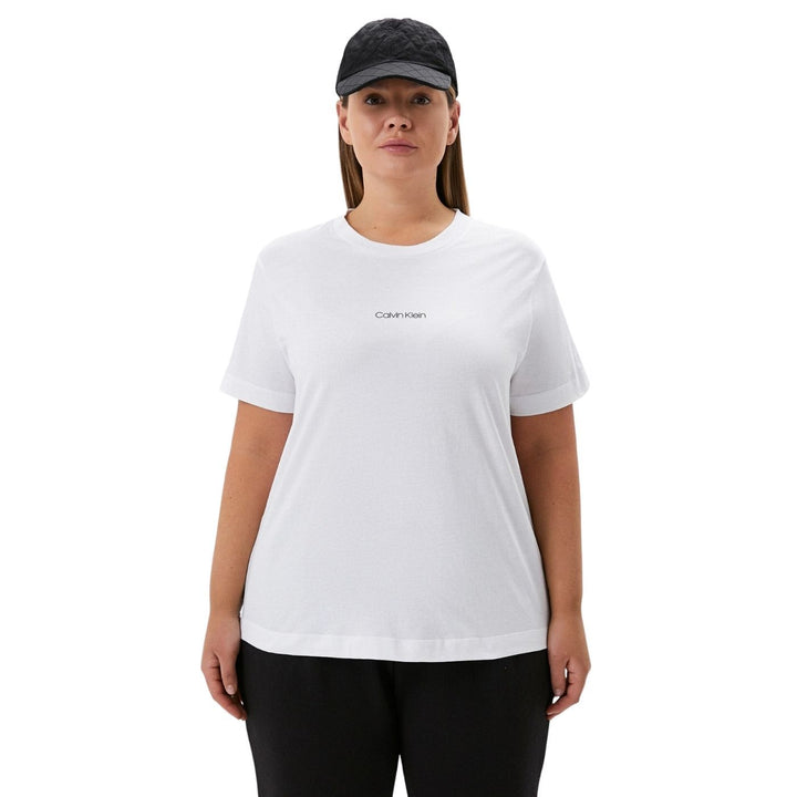 Calvin Klein Rövid Ujjú Póló | HóFehér Feliratos