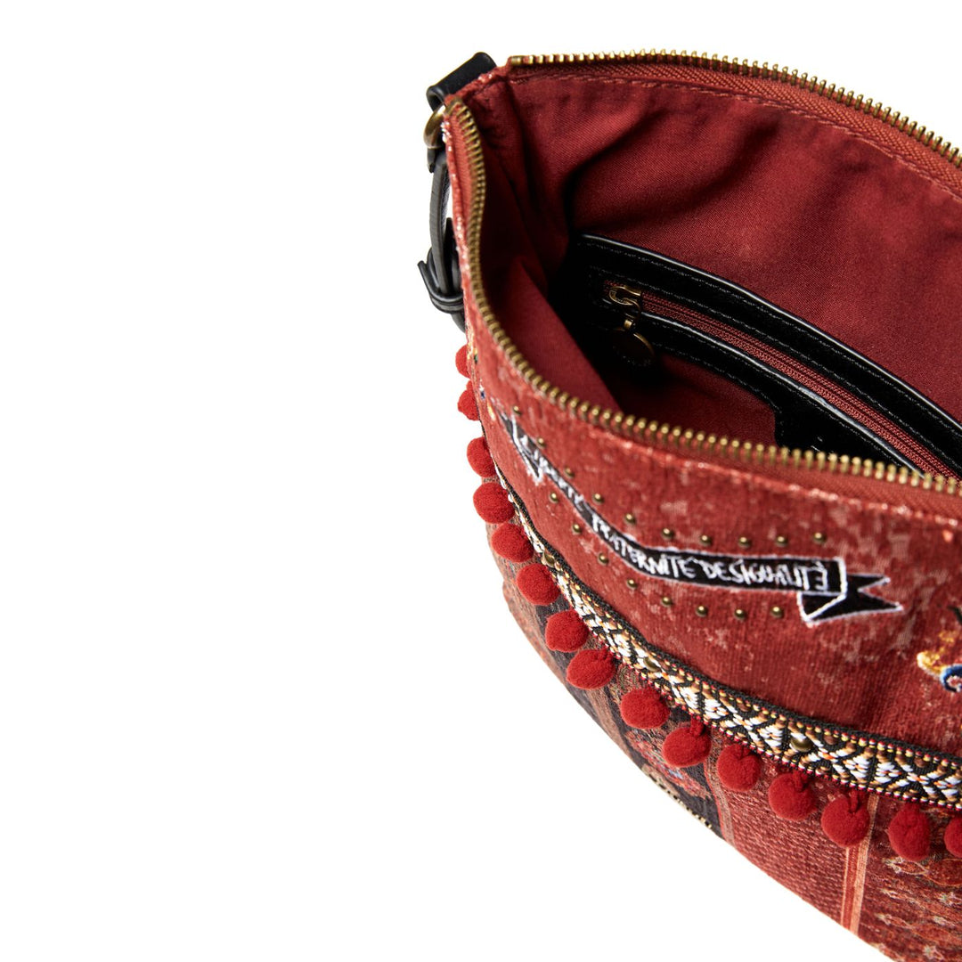 Desigual Indo Japan Kaua Válltáska | Barna