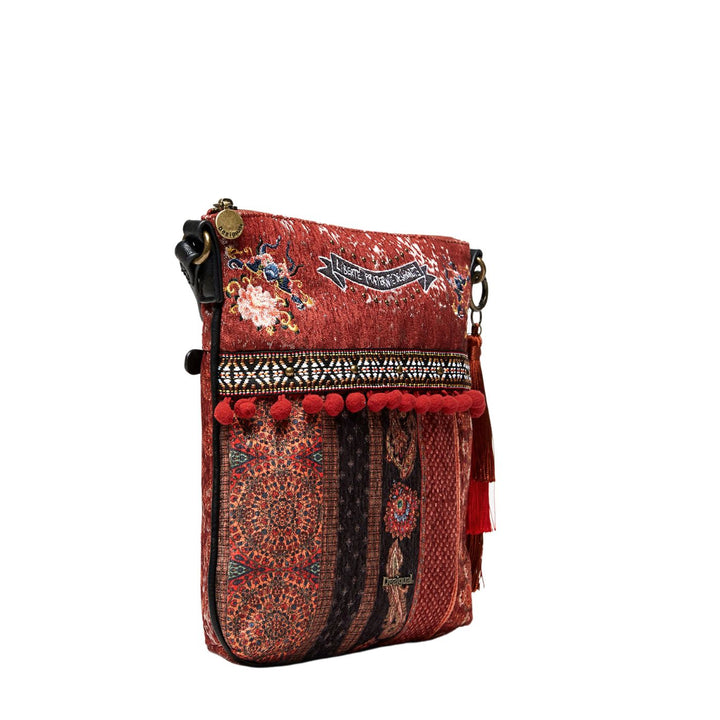 Desigual Indo Japan Kaua Válltáska | Barna