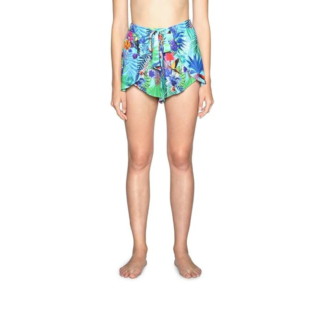 Desigual Short Francine Fürdőruha rövidnadrág  | Kék Mintás