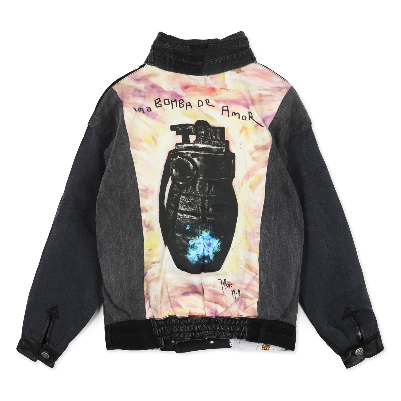 Desigual Molla Love Grenade Farmer Dzseki | Szürke