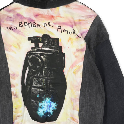 Desigual Molla Love Grenade Farmer Dzseki | Szürke