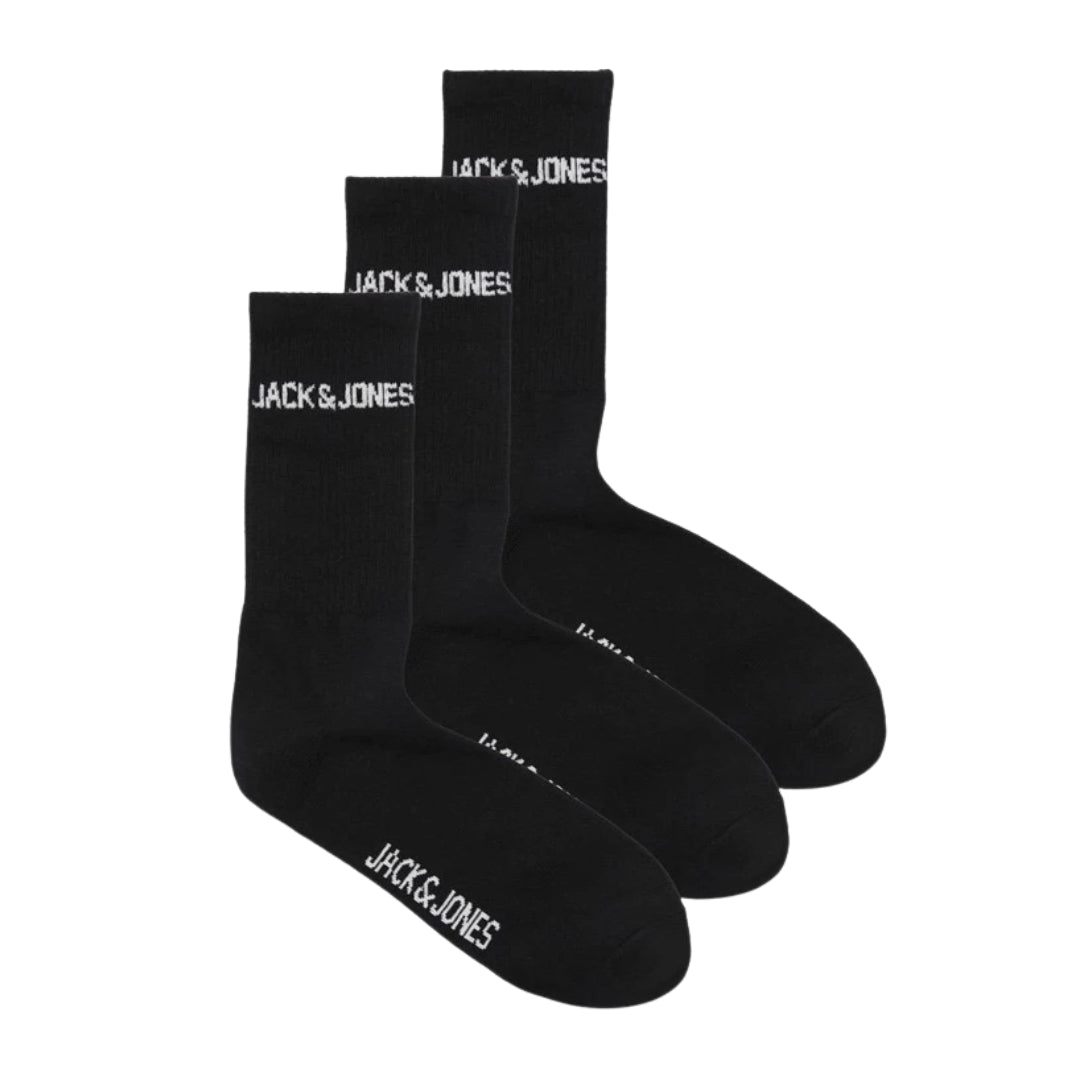 Jack & Jones Férfi Melvin 3db-os Zokni | Fekete