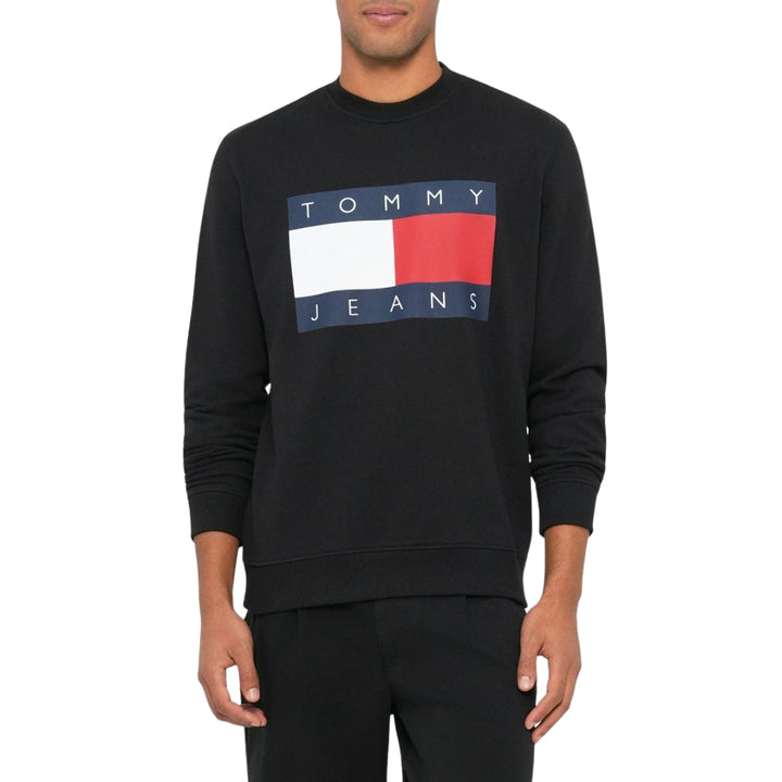 Tommy Hilfiger Férfi Pulóver I Fekete