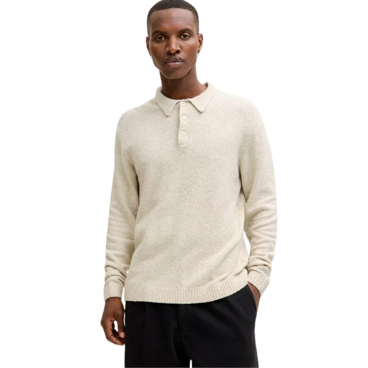 Jack & Jones Maverick Férfi Pulóver I Bézs