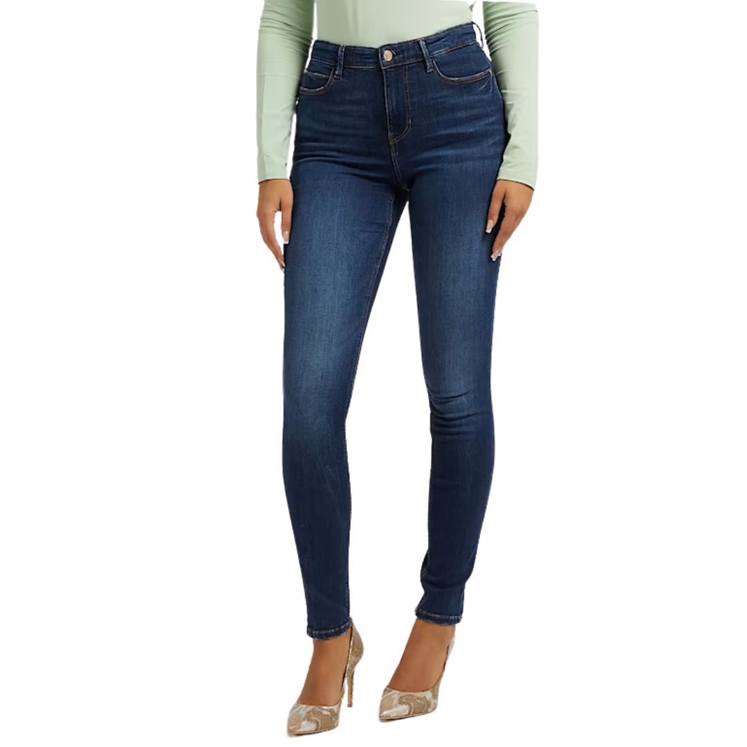 Guess Farmer Jeans Skinny High | Kék