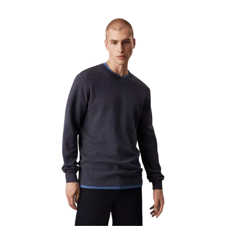 Calvin Klein Férfi Pulóver I Sötétkék