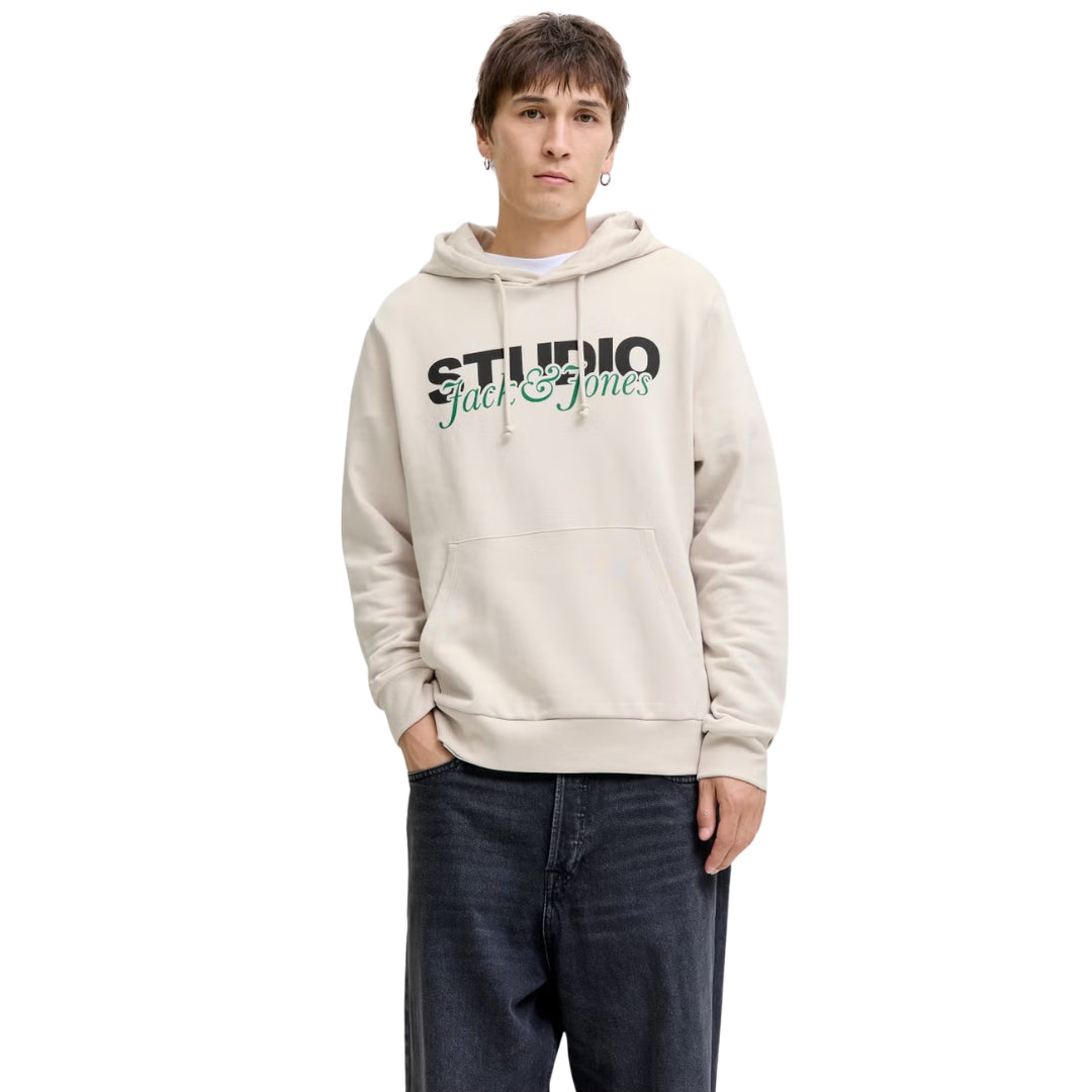 Jack & Jones Yuki Férfi Pulóver | Bézs