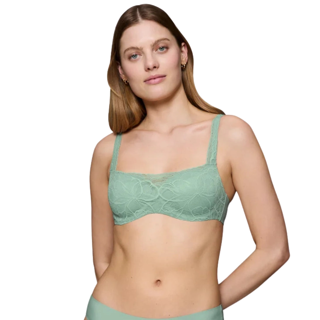 Triumph Body Make-Up Illusion Lace Balconette | Melltartó | Zöld
