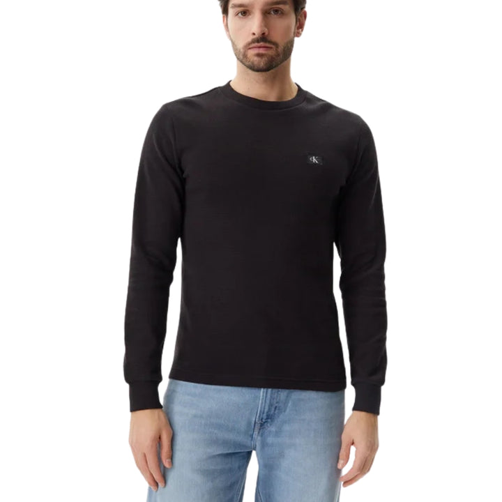 Calvin Klein Férfi Pulóver I Fekete