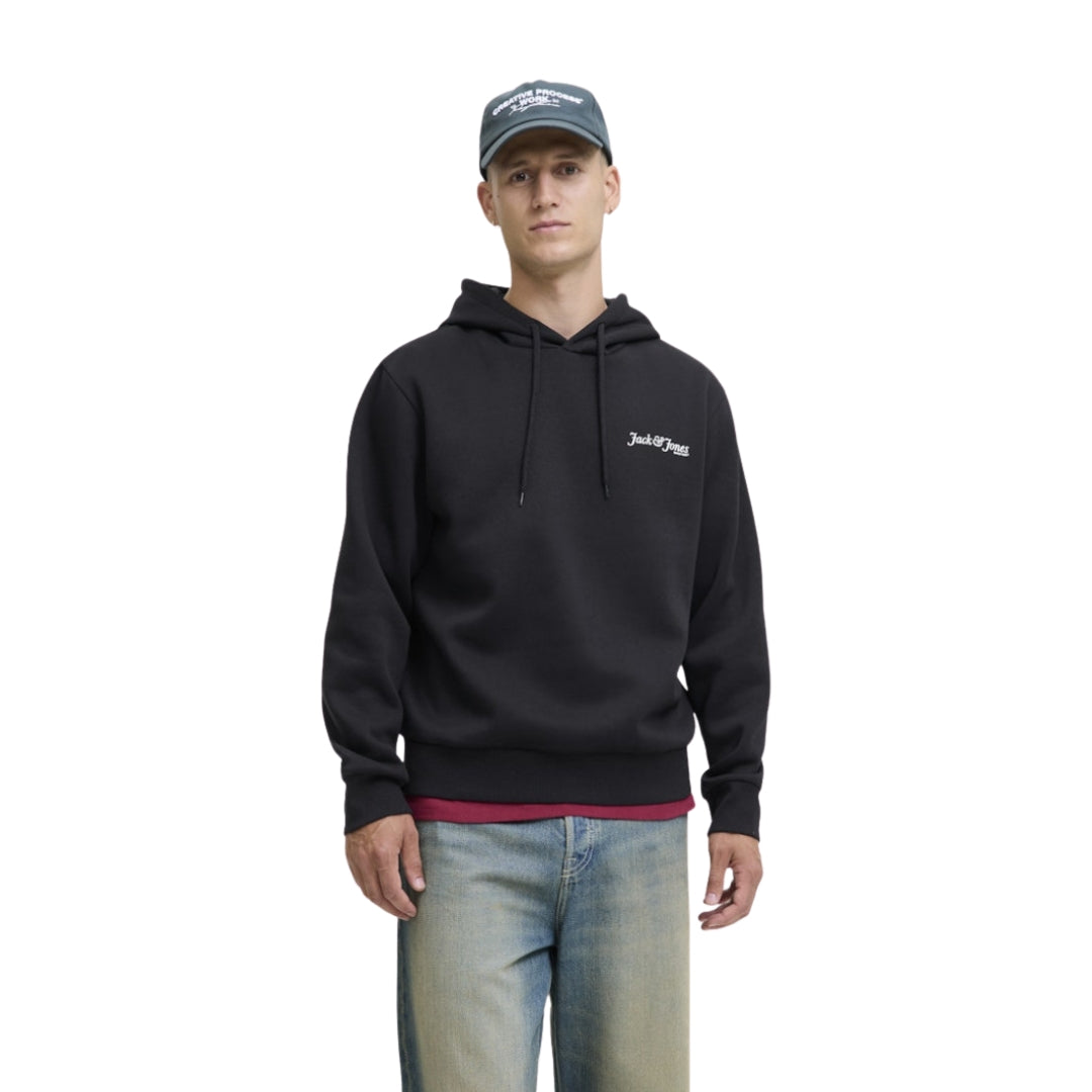 Jack & Jones Yuki Férfi Kapucnis Pulóver I Fekete