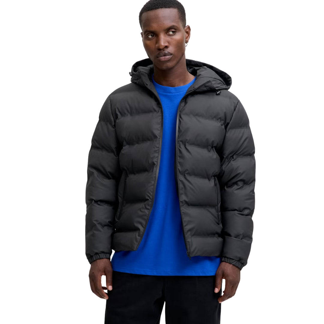Jack & Jones Férfi Elements Puffer Kabát I Fekete