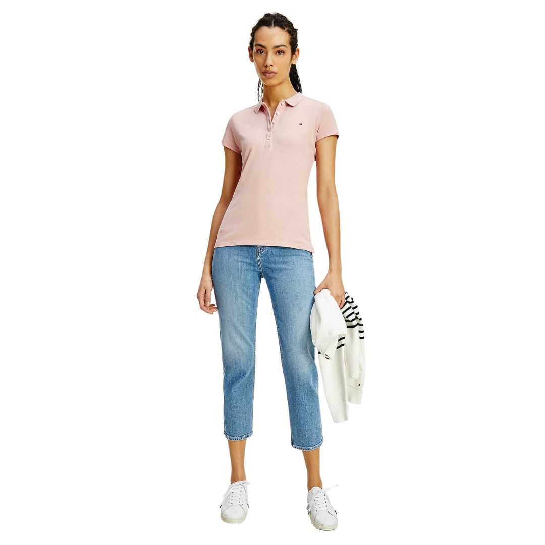 Tommy Hilfiger Slim Pólóing | Rózsaszín