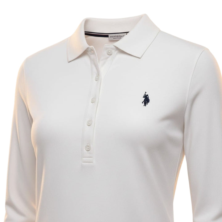 U.S. Polo Assn Női Hoszú Ujjú Pólóing | Fehér