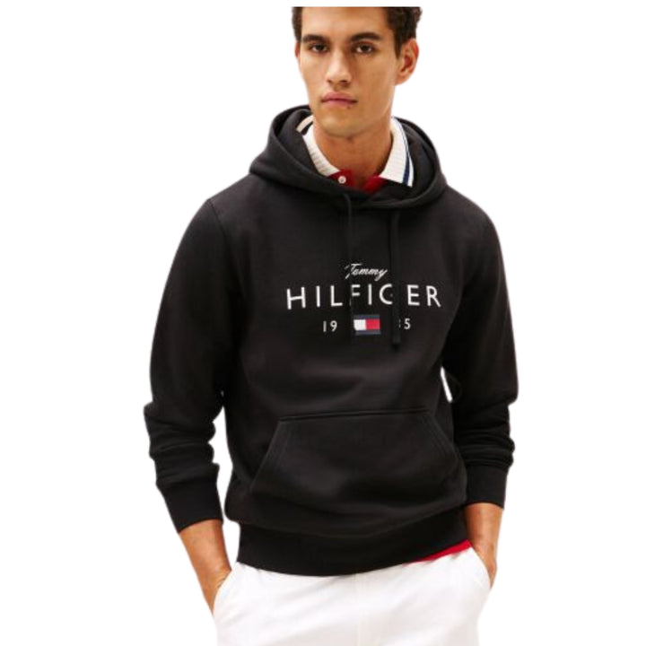 Tommy Hilfiger Férfi Pulóver I Fekete