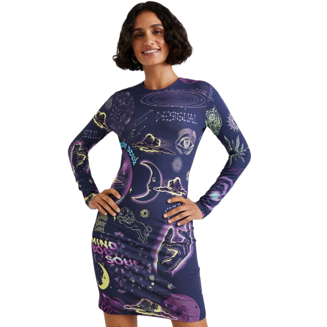 Desigual Női Vest Soul Galaxy Ruha I Lila